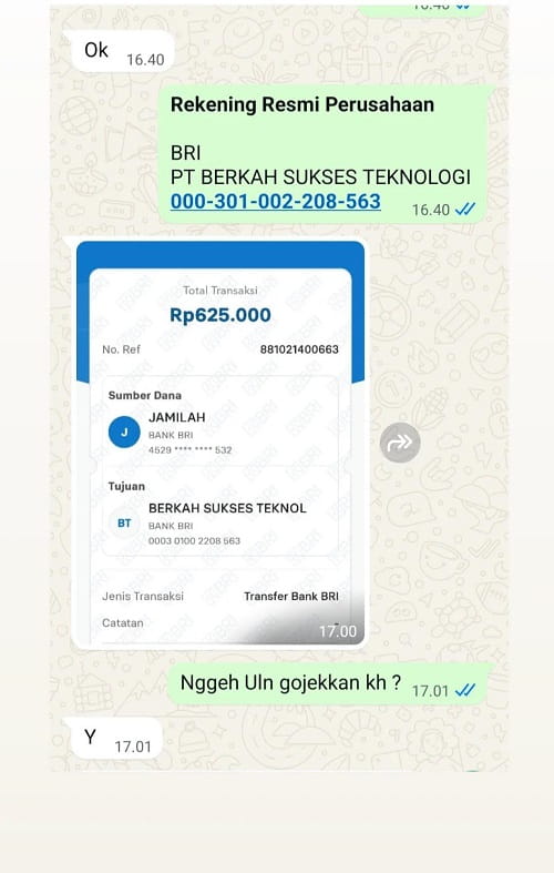 Bukti Pembelian 10