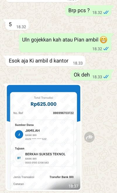 Bukti Pembelian 30