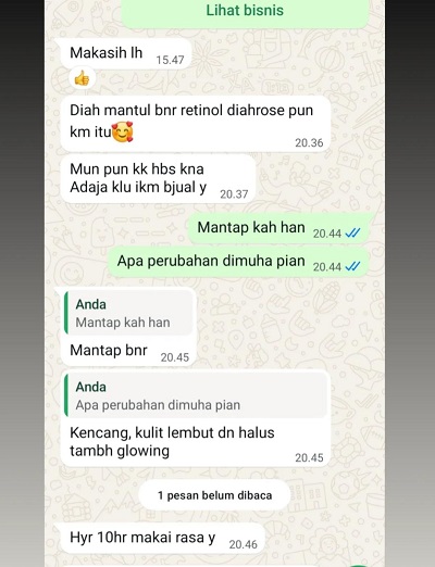 Testimoni Diahrose 19