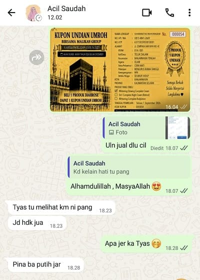 Testimoni Diahrose #59
