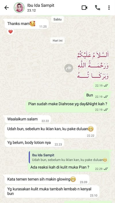 Testimoni Diahrose #62
