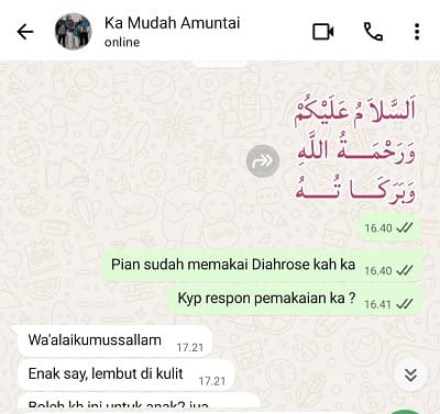 Testimoni Diahrose #66