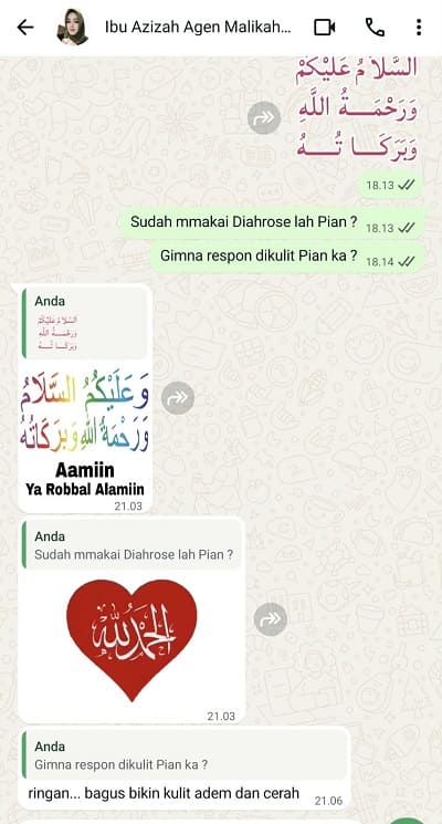 Testimoni Diahrose #67