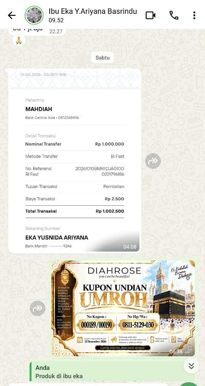 Testimoni Diahrose #76